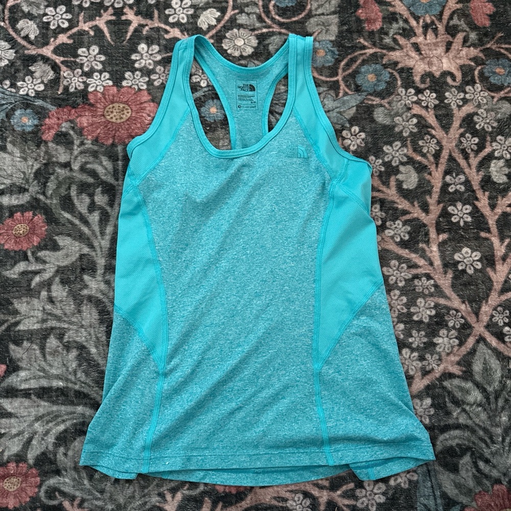 The North Face Women's Teal Racerback Performance Tank
